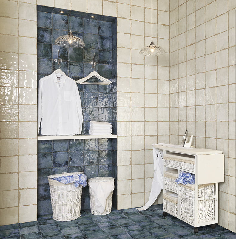 Carrelage Sol et mur Livorno Blu 20x20 cm de Mainzu