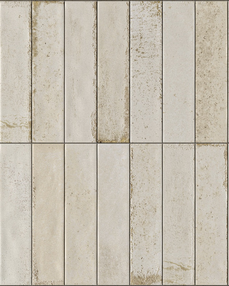 Carrelage Effet Zellige Asly Beige 7,5x30 cm de Ecoceramic