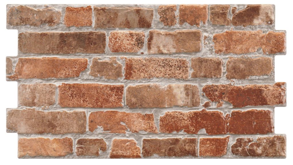 Echantillon Parement effet Brique Pierre Mural Manhattan 31x56 cm