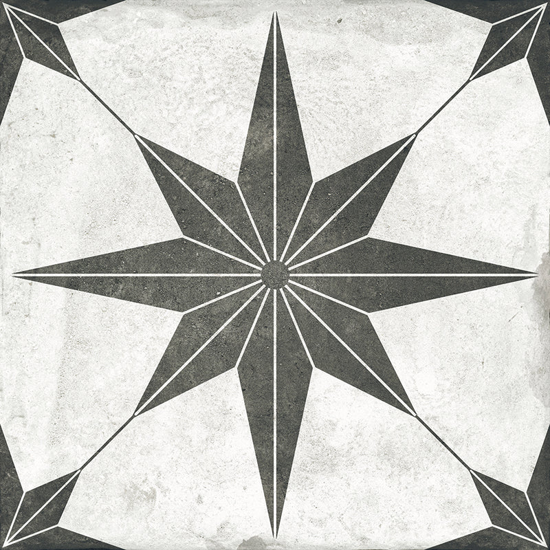 Carrelage Effet Carreau Ciment Estrela Dec 01 33,5x33,5 cm