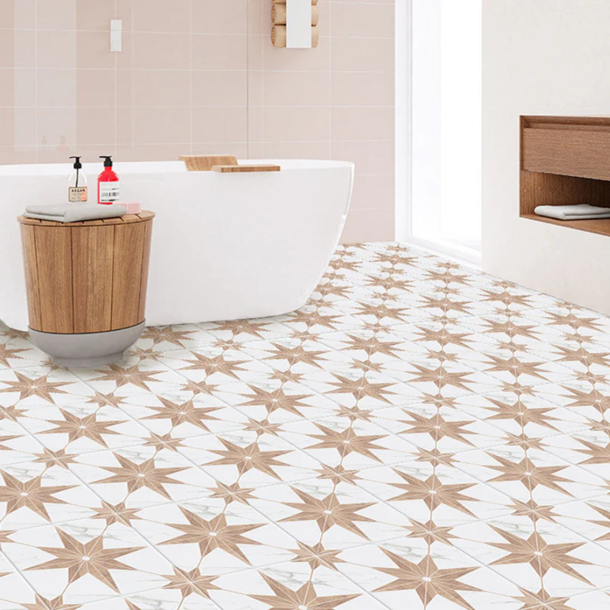 Carrelage Effet Carreau Ciment Estrela Dec 10 33,5x33,5 cm