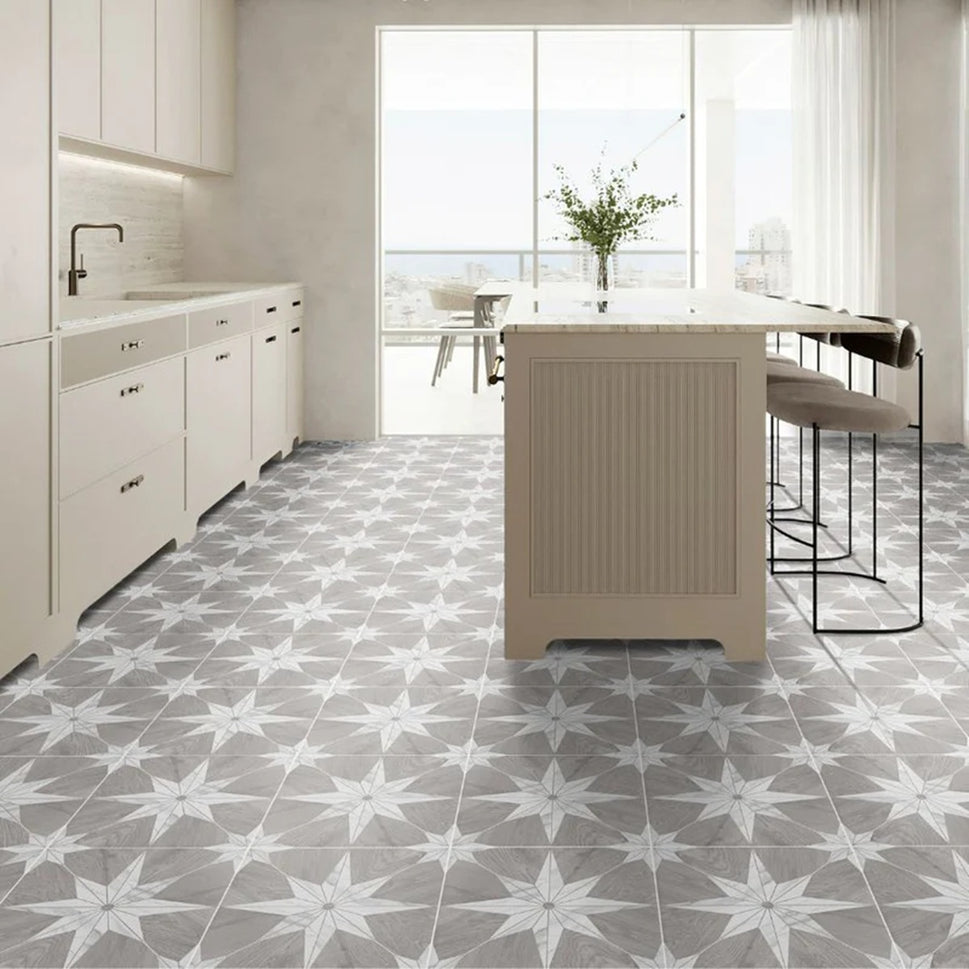 Carrelage Effet Carreau Ciment Estrela Dec 13 33,5x33,5 cm