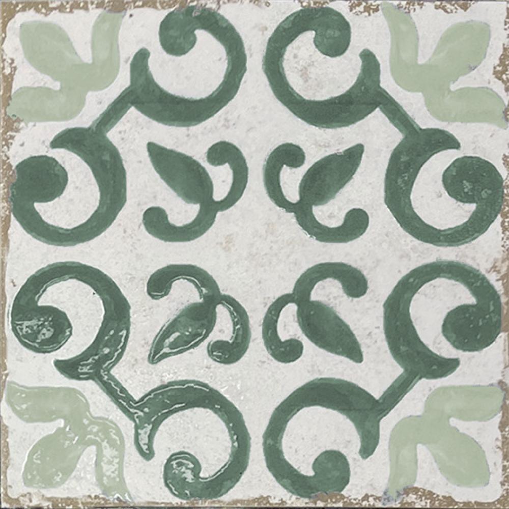 Carrelage Effet Carreau de Ciment Mareny Verde 20x20 cm de Dune