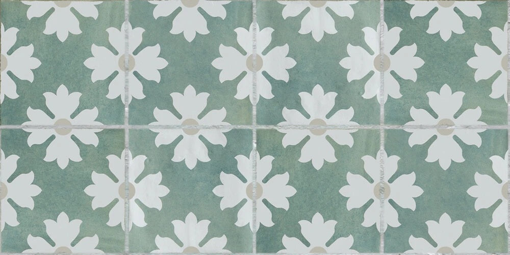 Carrelage Effet Carreau de ciment Marlow Zoe 11,5x11,5 cm de Nanda Tiles
