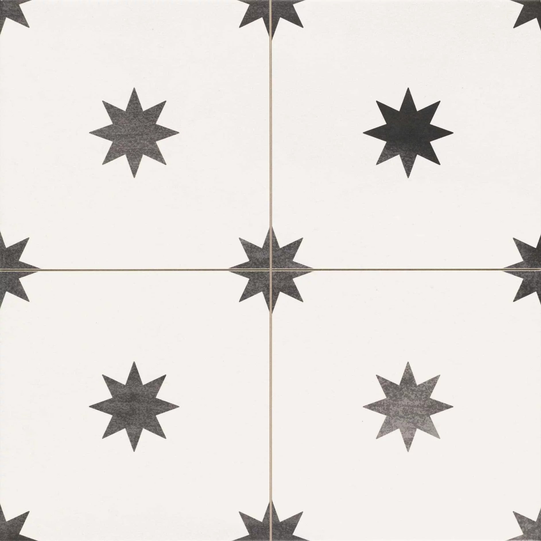 Carrelage Effet Carreau de ciment Star White 44x44 cm de Realonda