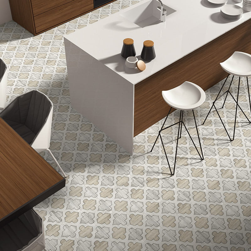 Carrelage Effet Pierre Carino Deco Picos 20x20 cm de Mainzu