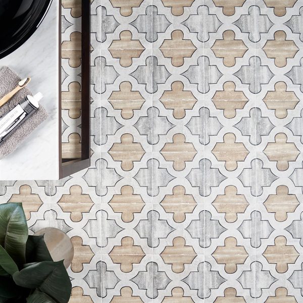 Carrelage Effet Pierre Carino Deco Picos 20x20 cm de Mainzu