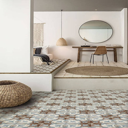 Carrelage Effet Carreau Ciment Loft Floor Toledo 20x20 cm de Nanda Tiles