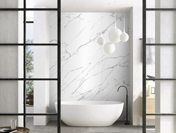 Carrelage Effet marbre Calacatta Brillant 60x120 cm