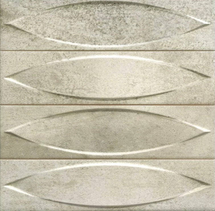 Carrelage Effet Metal Lens Zinc 33x33 cm de Realonda