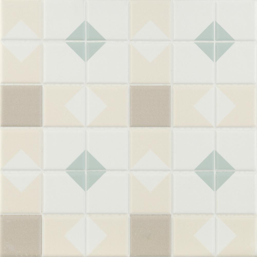 Carrelage Effet Mosaique Mintons Catalina 20x20 cm de Dune