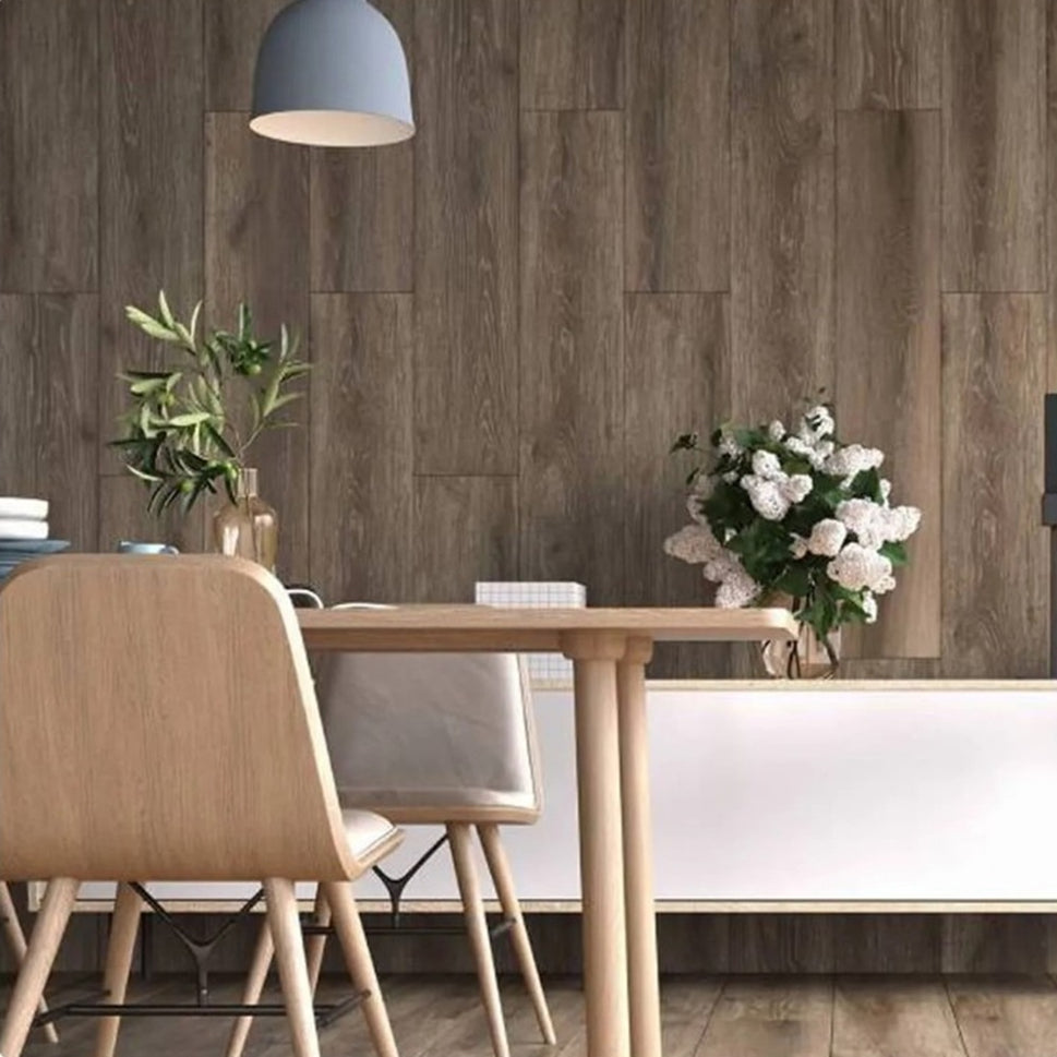 Carrelage Effet Parquet Borneo Roble 23x120 cm de Ecoceramic