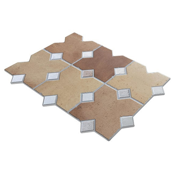 Carrelage Effet Pierre Cabochon Kurios Cotto 40x60 cm de Ecoceramic