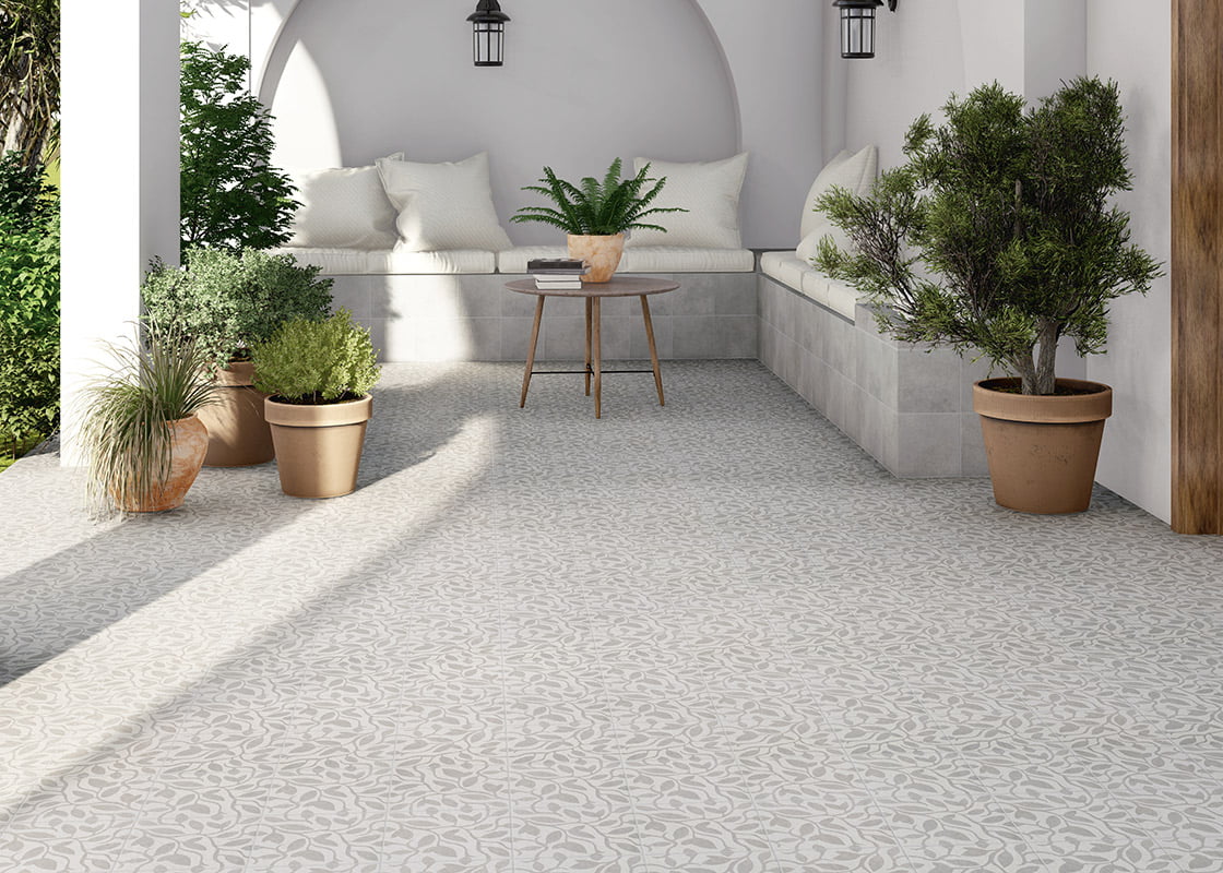 Carrelage Effet Pierre Grey Neutral 20x20 cm de Mainzu