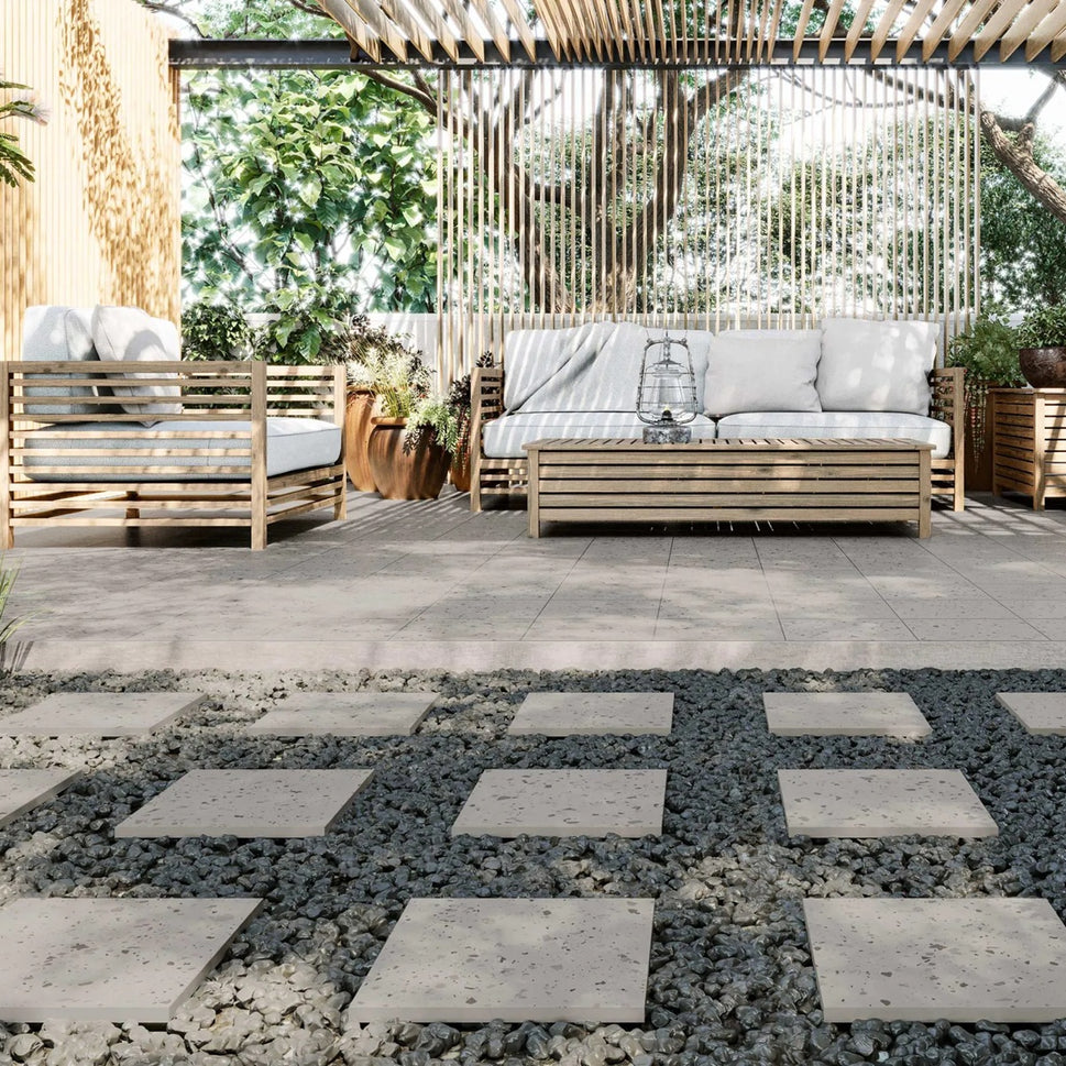 Carrelage Effet Terrazzo Carnival Grey 32,9 x 32,9 cm de Realonda