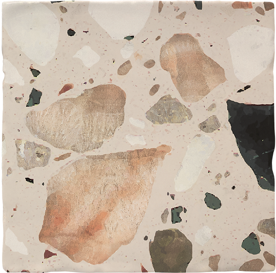 Carrelage Effet Terrazzo Ducal Escarlata 13x13 cm