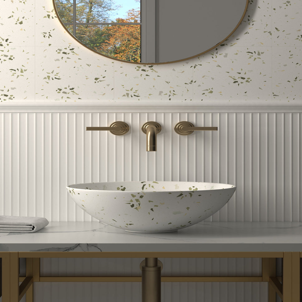 Carrelage Mural Ima Blanco Mat 10x40 cm de Dune Ceramica