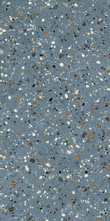 Carrelage Effet Terrazzo rectifié Gobi Blu
