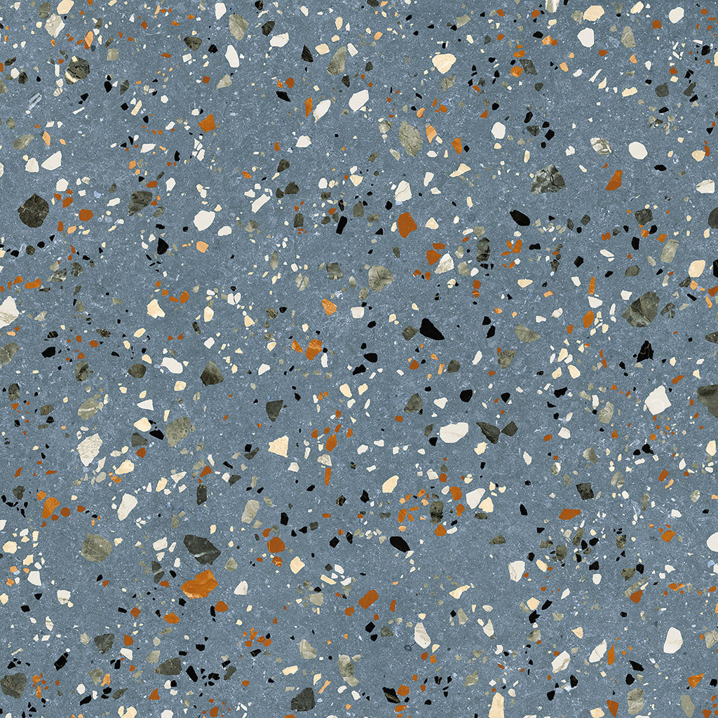 Carrelage Effet Terrazzo rectifié Gobi Blu