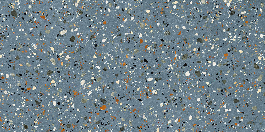 Carrelage Effet Terrazzo rectifié Gobi Blu