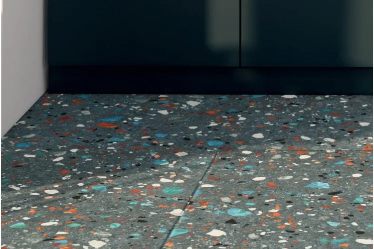 Carrelage Effet Terrazzo rectifie Gobi Nero
