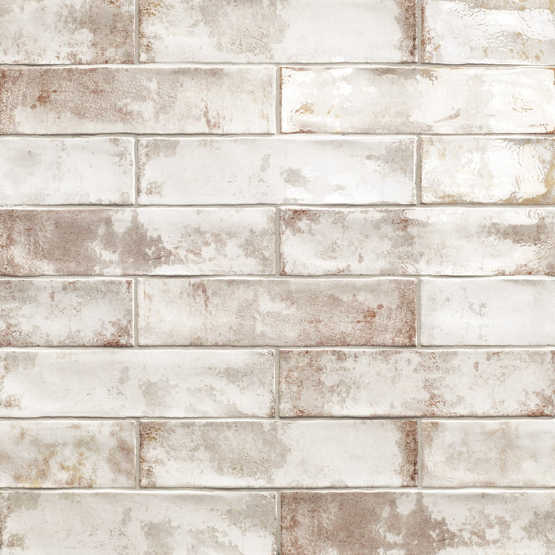 Faience Murale Effet Zellige Bayonne Beige 7,5x30 cm de Mainzu