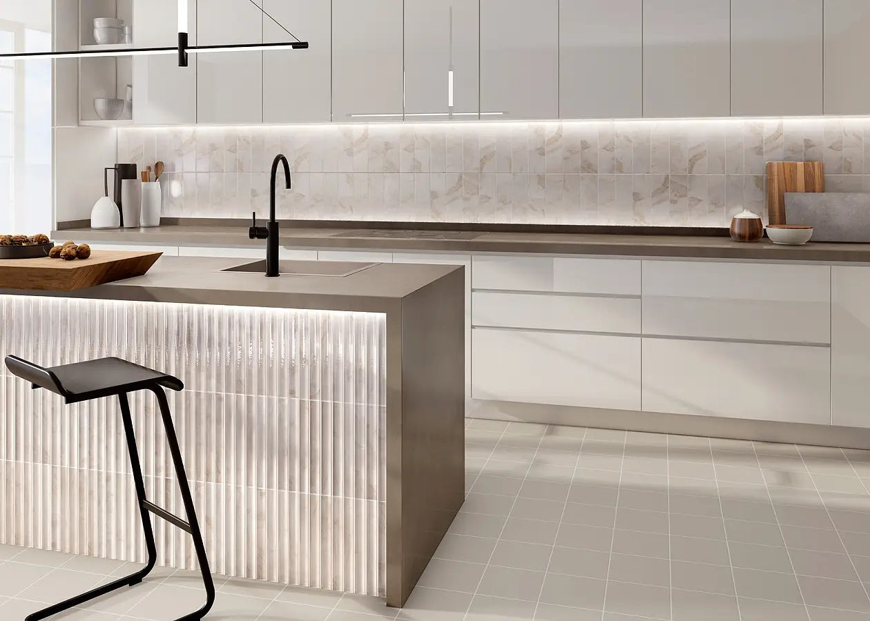 Carrelage Effet Zellige Chloe 10x30 cm de Mainzu