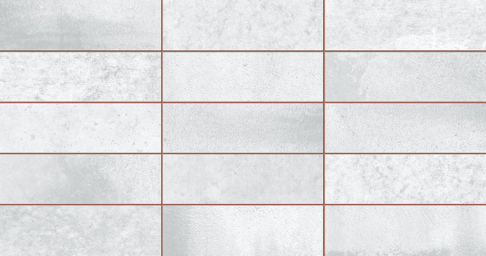 Carrelage Effet Zellige Nexti White Brillant 31,6x60 cm de Ecoceramic