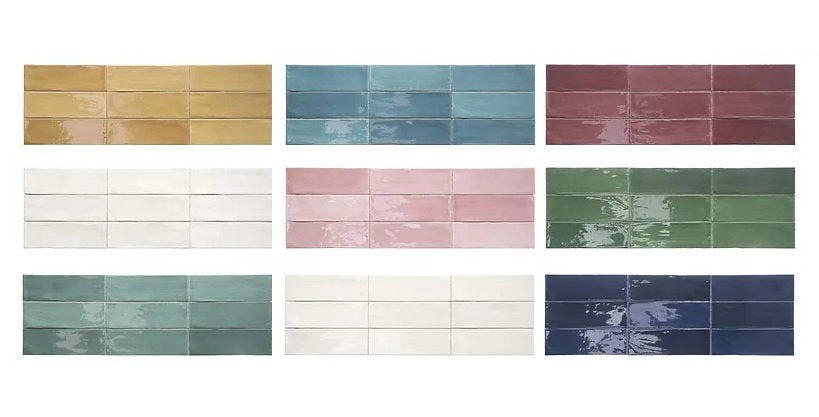 Echantillon Carrelage Effet Zellige Tabarca ( 9 coloris)