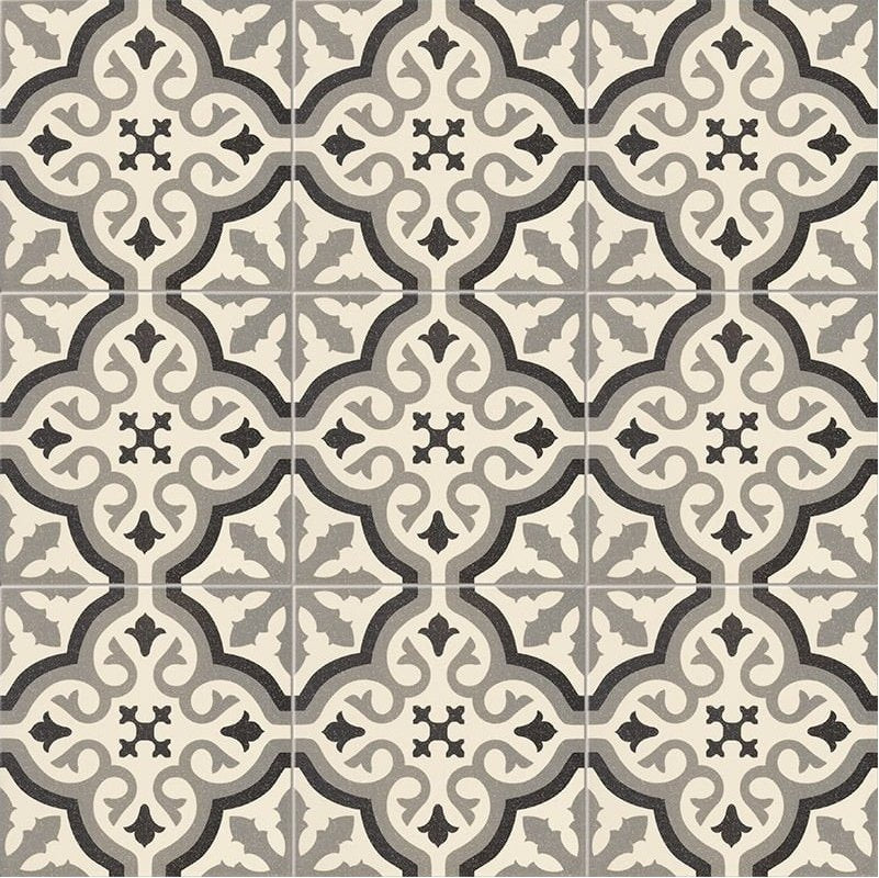 Carrelage Effet carreaux de ciment Centro Florentine White 20x20 cm de Mainzu