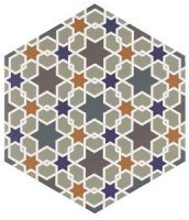 Carrelage Hexagonal Andalusi Mix 28,5x33 cm de Realonda