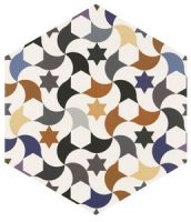 Carrelage Hexagonal Andalusi Mix 28,5x33 cm de Realonda