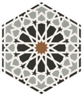 Carrelage Hexagonal Andalusi Mix 28,5x33 cm de Realonda