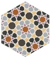 Carrelage Hexagonal Andalusi Mix 28,5x33 cm de Realonda