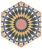 Carrelage Hexagonal Andalusi Mix 28,5x33 cm de Realonda