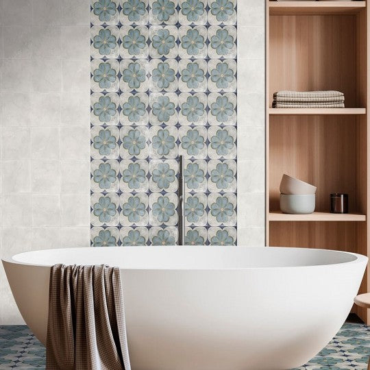 Carrelage Effet Carreaux de Ciment Veranda Liena 15x15 cm de Nanda Tiles