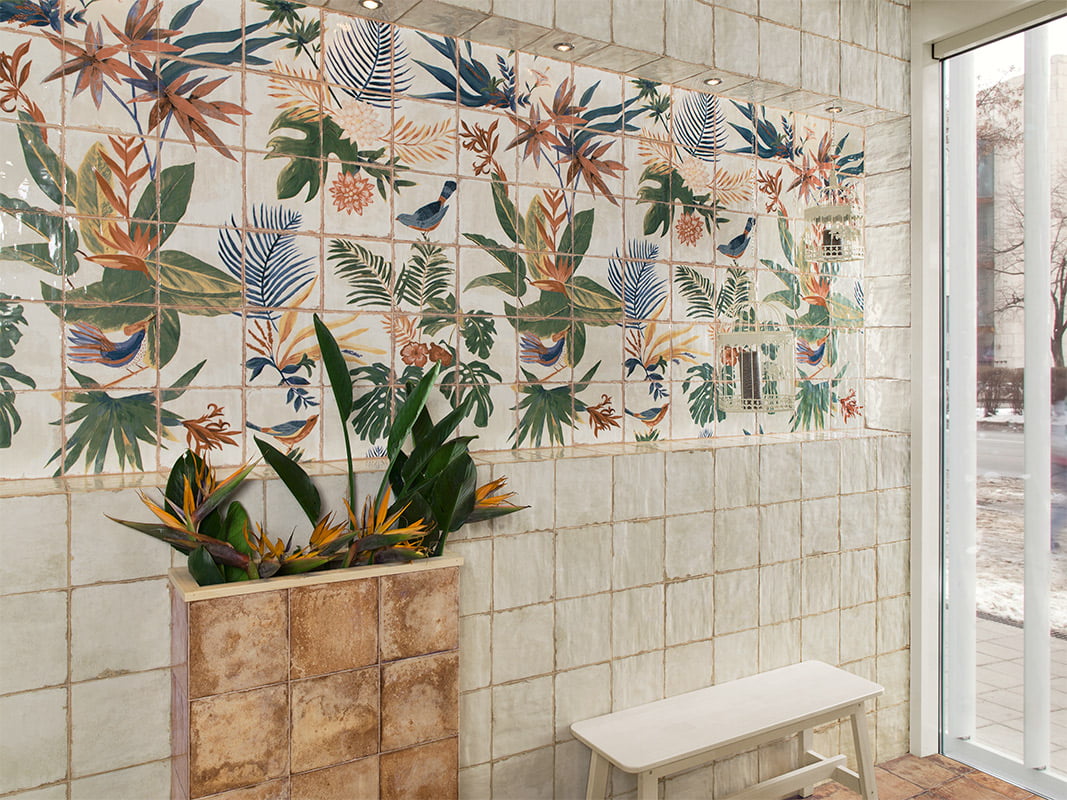 Carrelage Sol et mur Livorno Ocre 20x20 cm de Mainzu