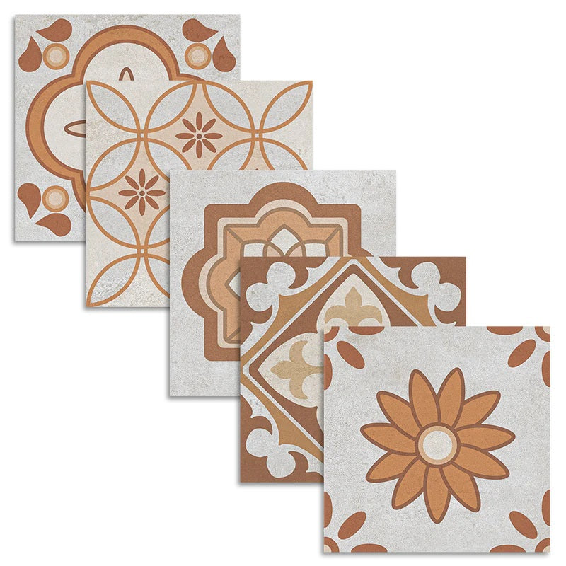 Carrelage Effet Carreau de Ciment Monserrate Brun 33,5 x 33,5 cm