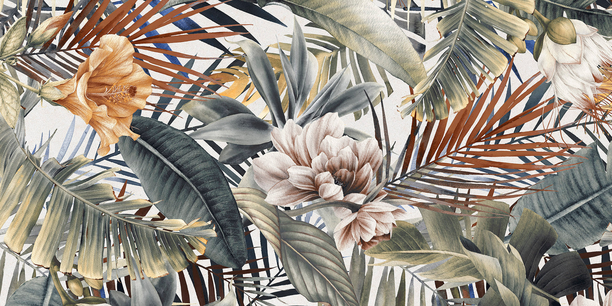 Carrelage Mural Fleuri Rectifie Decor Gala 60x120 cm