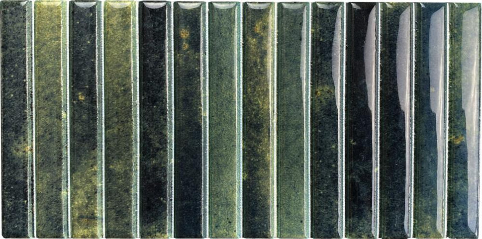 Carrelage Mural Kit Kat Mosaic Grass Glossy 11,5x23,1 cm de Dune