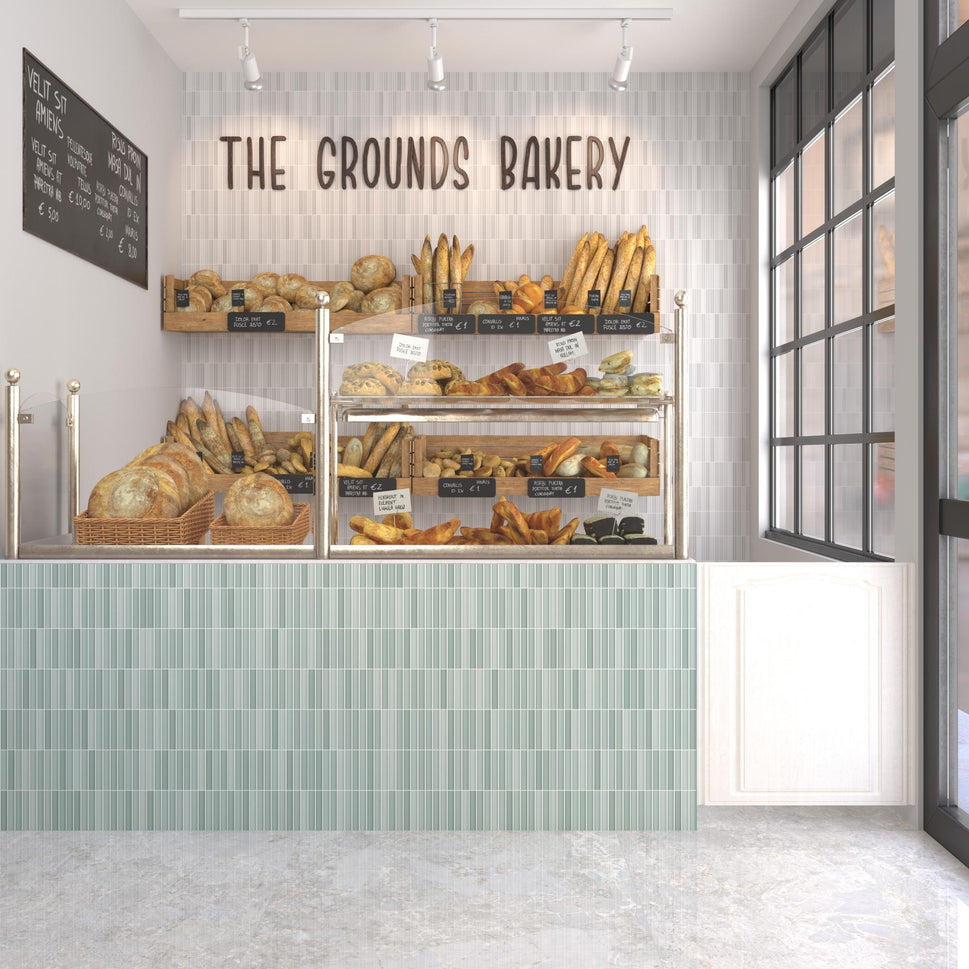 Carrelage Mural Kit Kat Mosaic Grey Matt 11,5x23,1 cm de Dune