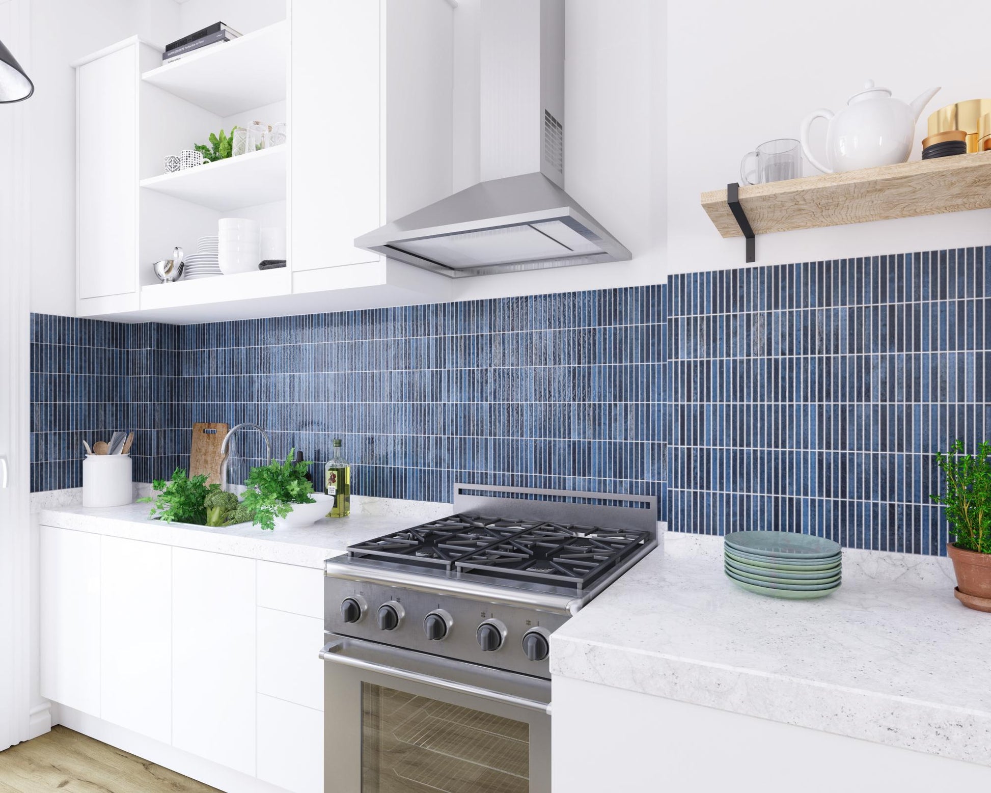 Carrelage Mural Kit Kat Mosaic Ocean Glossy 11,5x23,1 cm de Dune