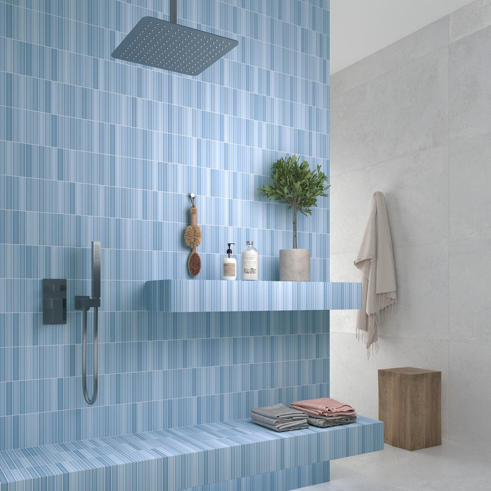 Carrelage Mural Kit Kat Mosaic Sky Matt 11,5x23,10 cm de Dune