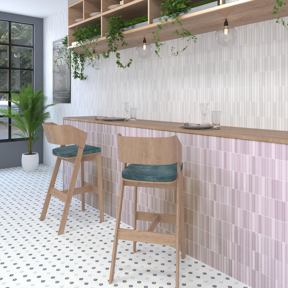 Carrelage Mural Kit Kat Mosaic White Matt 11,5x23,1 cm de Dune Ceramica