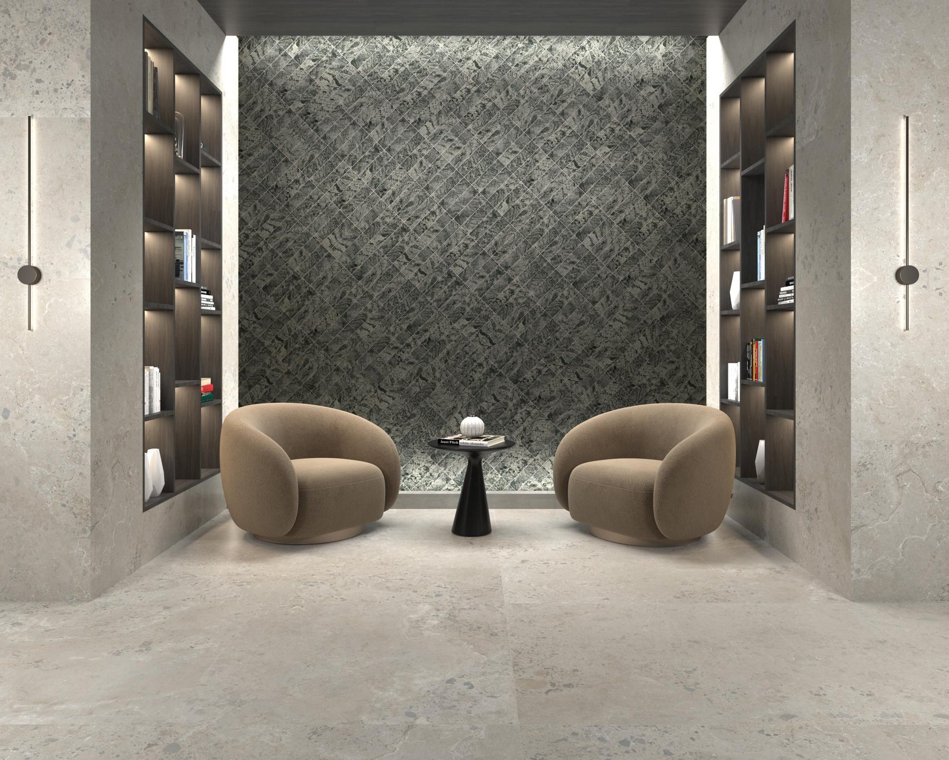 Carrelage Effet Pierre Pietra Viva Rectifie 60x120 cm de Dune