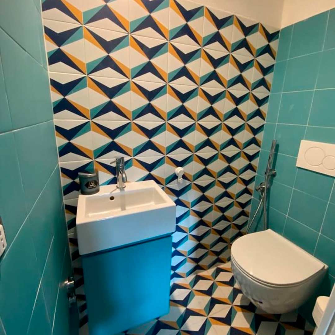 Carrelage Effet Carreau de Ciment Mykonos 20x20 cm de Dune