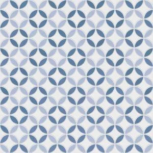 Carrelage Decor Orly 44x44 cm de Realonda44x44 cm Boite 1.37 m² / Orly Blue