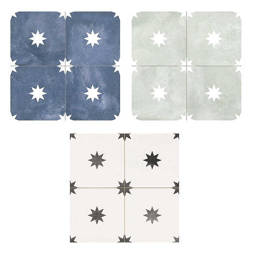 Echantillon carrelage Effet Carreau de Ciment Serie Star