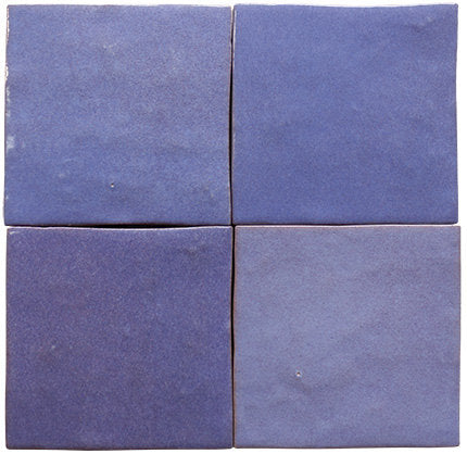 Echantillon carrelage Zelij 10x10 cm ( 15 coloris)Lila