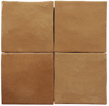 Echantillon carrelage Zelij 10x10 cm ( 15 coloris)Miel